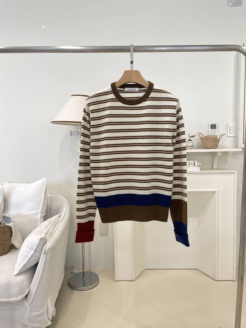 EDITION-P東大門㊣代購女士新款休閑真品25秋冬人氣針織衫CHAHEE針織衫