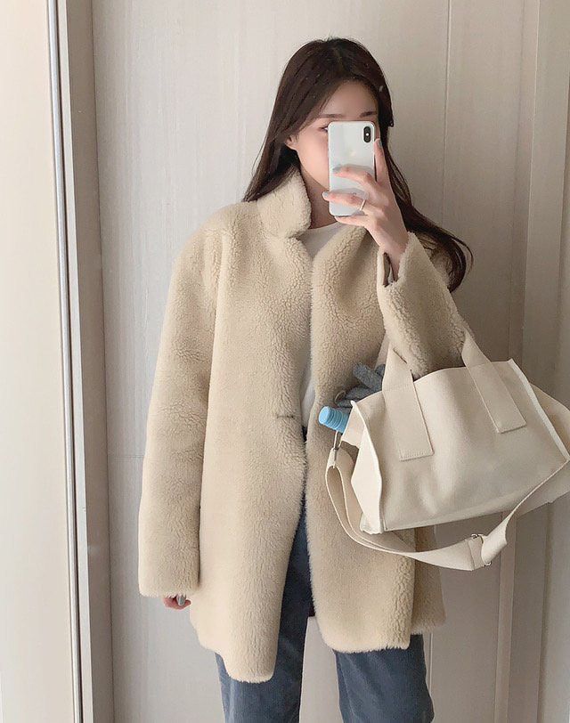 PLANTS ON GRAY韓國代購㊣女士新品真品休閑推薦25秋冬夾克PLANTS ON GRAY夾克