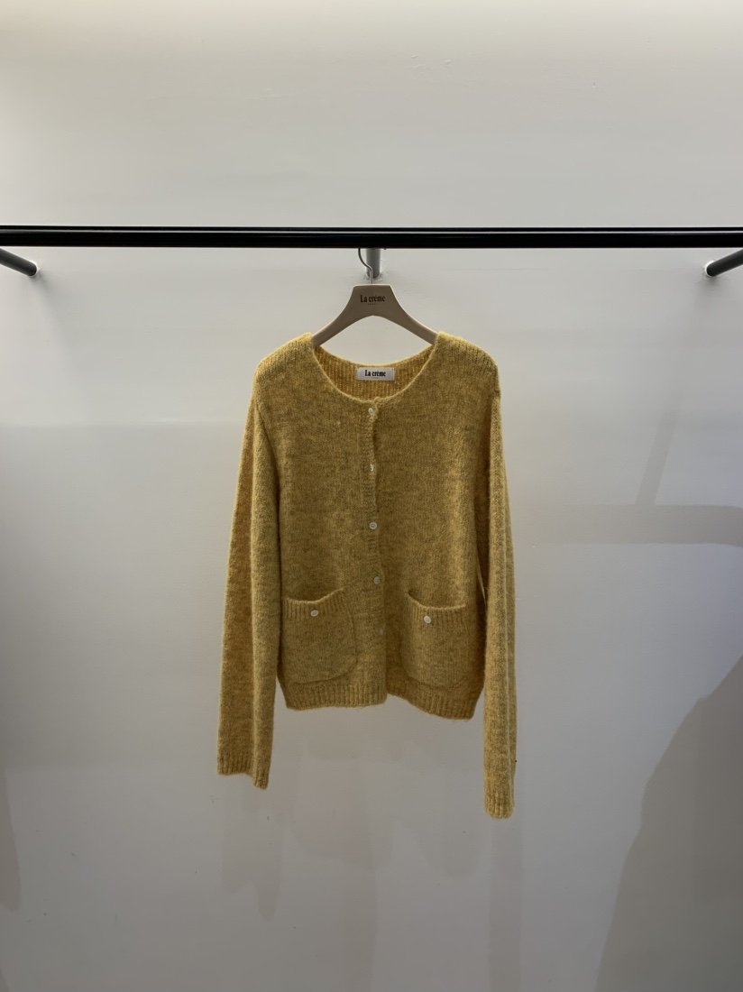 LA CREME東大門㊣代購女裝新款休閑時尚熱賣針織衫口袋羊駝LA CREME針織衫