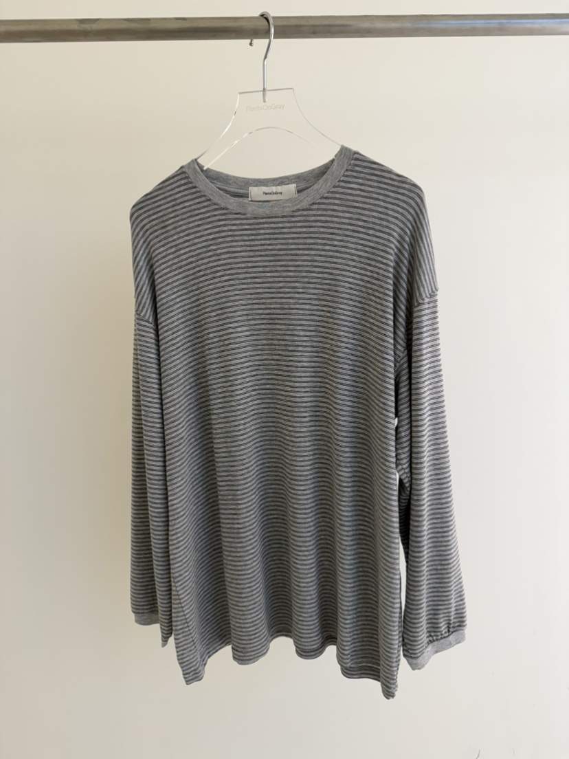 PLANTS ON GRAY東大門㊣直郵女士新款25秋冬推薦職業長袖T恤PLANTS ON GRAY長袖T恤