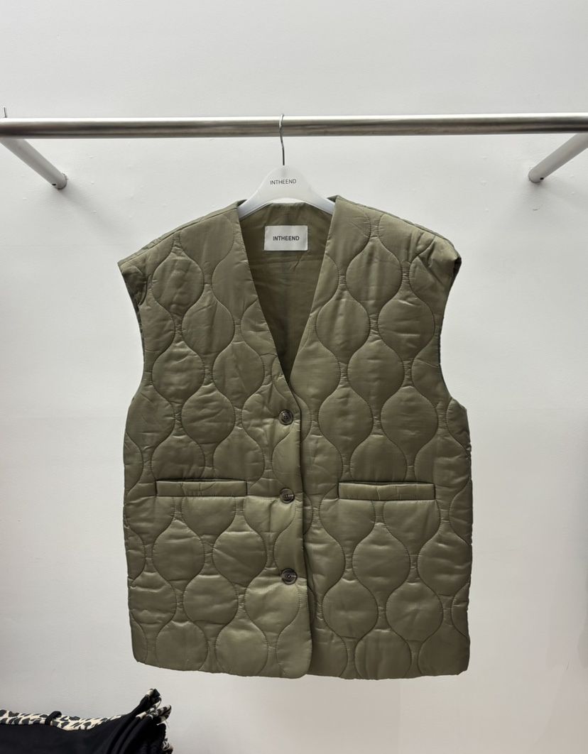 INTHEEND韓國直郵㊣女裝新款推薦熱賣休閑真品時尚馬甲絎縫INTHEEND馬甲