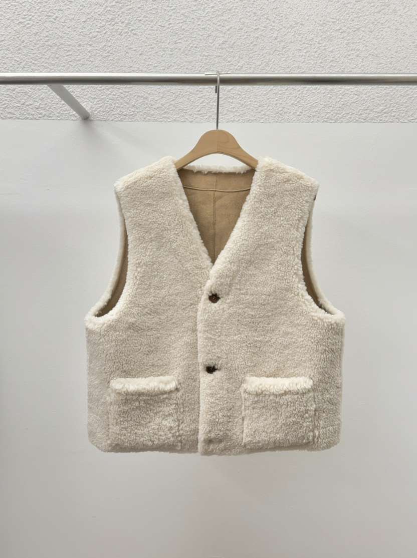 ROMANTICIZE韓國代購㊣女士新品時尚25秋冬休閑真品馬甲雙面ROMANTICIZE馬甲