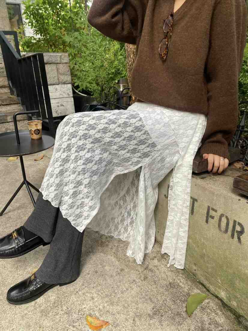 OUPPT東大門㊣實拍女士新款職業25秋冬推薦熱賣人氣真品長裙OUPPT長裙