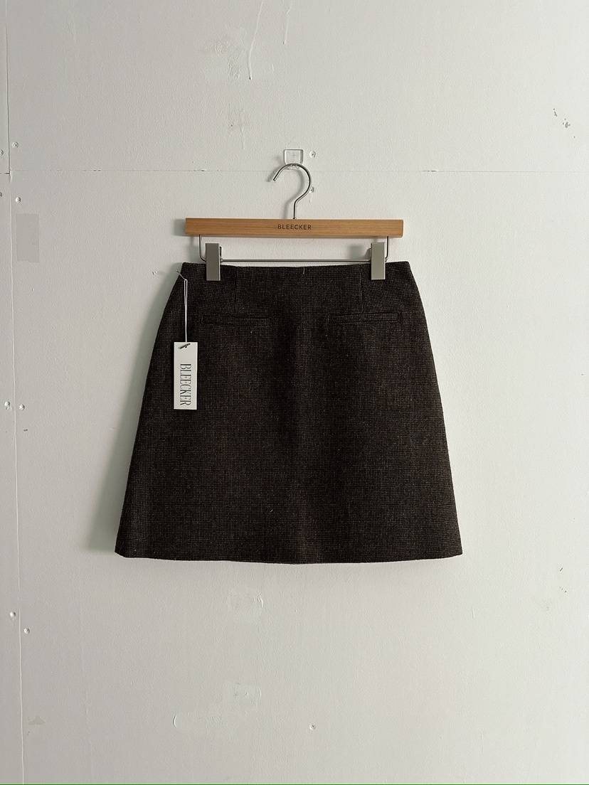 BLEECKER韓國直郵㊣女裝新品真品時尚推薦人氣25秋冬熱賣短裙BLEECKER短裙