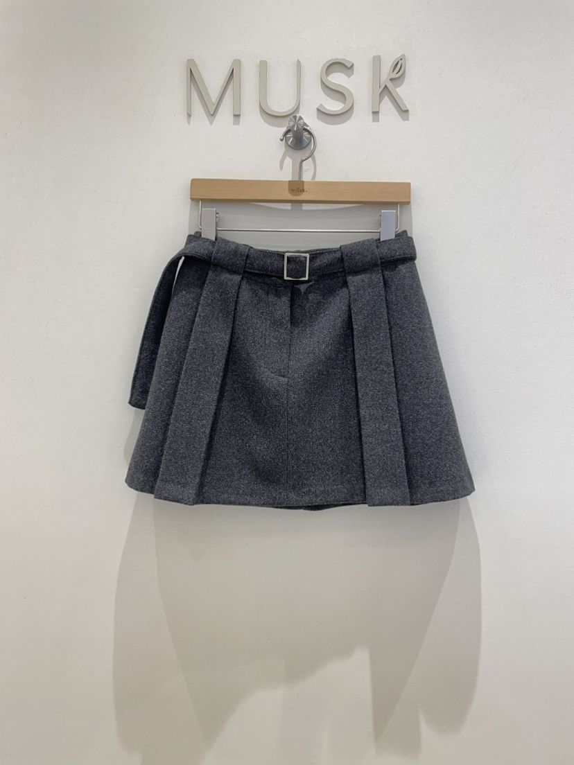 MUSK東大門㊣直郵女裝新品推薦休閑人氣熱賣職業短裙含腰帶MUSK短裙