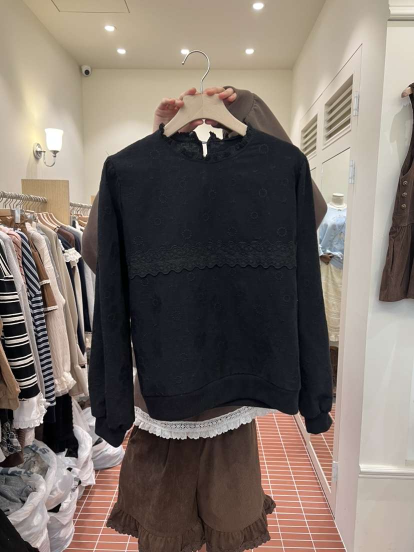 BE&amp;BE東大門㊣直郵女裝新款休閑時尚推薦人氣襯衫蕾絲衫BE&be襯衫/蕾絲衫