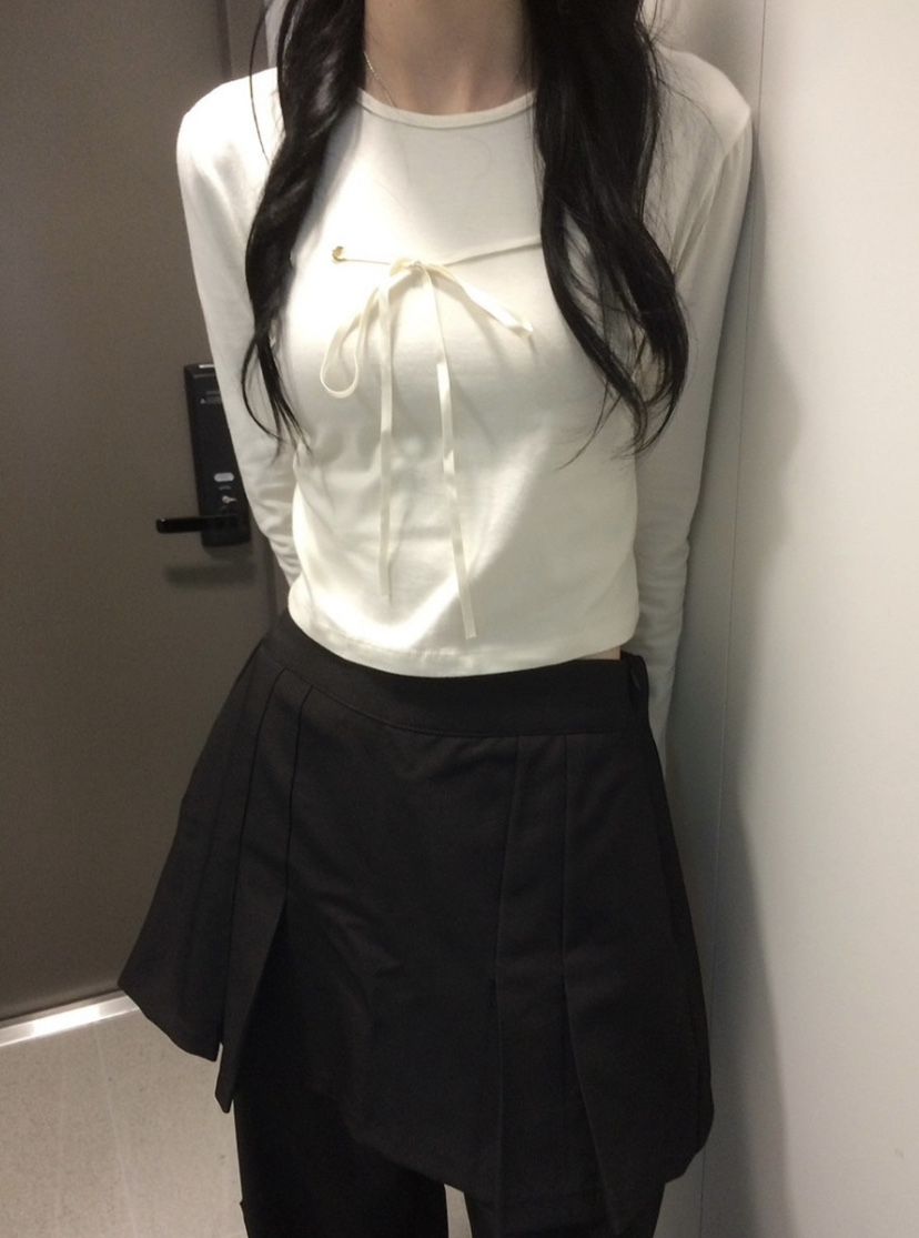 DARLUZ_MI韓國代購㊣女士新款推薦休閑時尚25秋冬職業長袖T恤DARLUZ_MI長袖T恤