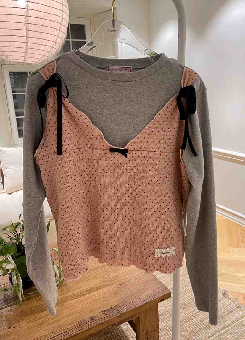 BOUTIQUE-L東大門㊣直郵女士新品休閑25秋冬真品推薦長袖T恤BOUTIQUE-L長袖T恤