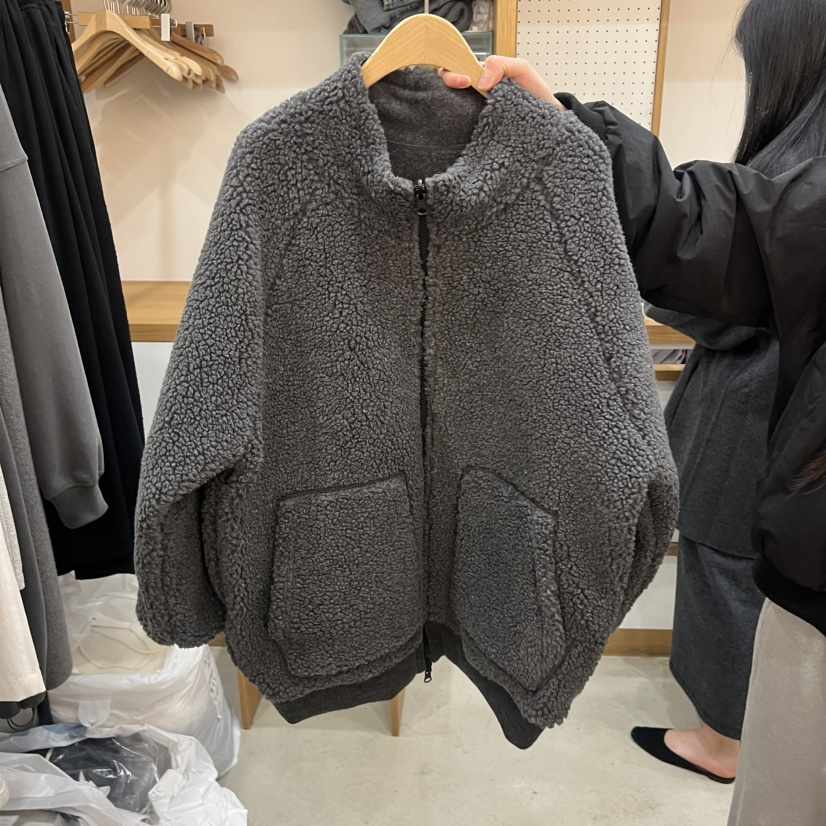 ARCHITEKT東大門㊣直郵女士新款真品熱賣人氣短款大衣羊毛拉鏈ARCHITEKT短款大衣