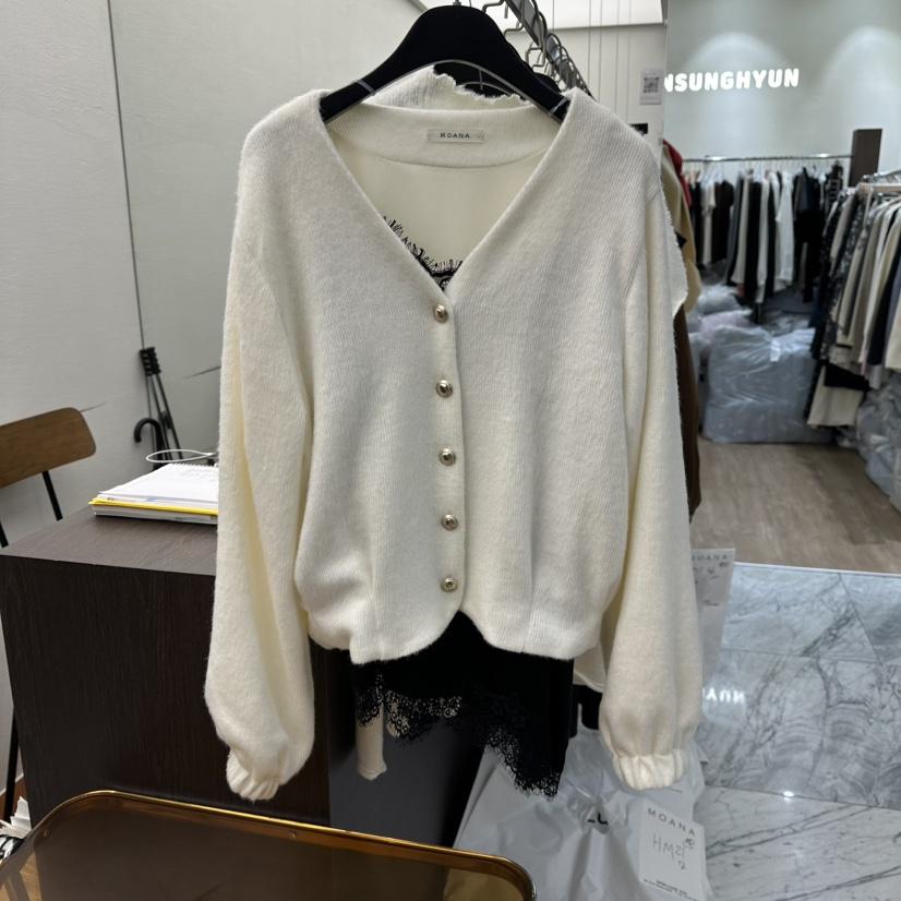 MOANA東大門㊣直郵女士新品25秋冬真品職業熱賣推薦休閑毛衣MOANA毛衣
