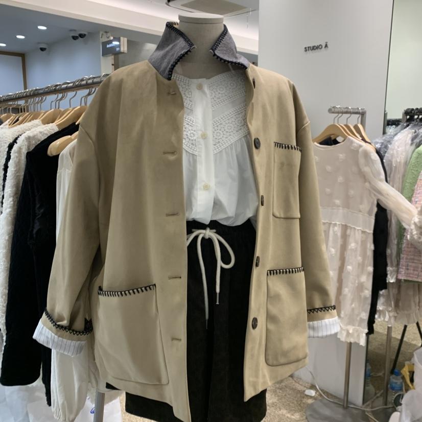 A東大門㊣實拍女裝新款休閑人氣熱賣真品25秋冬推薦職業夾克A STORE夾克
