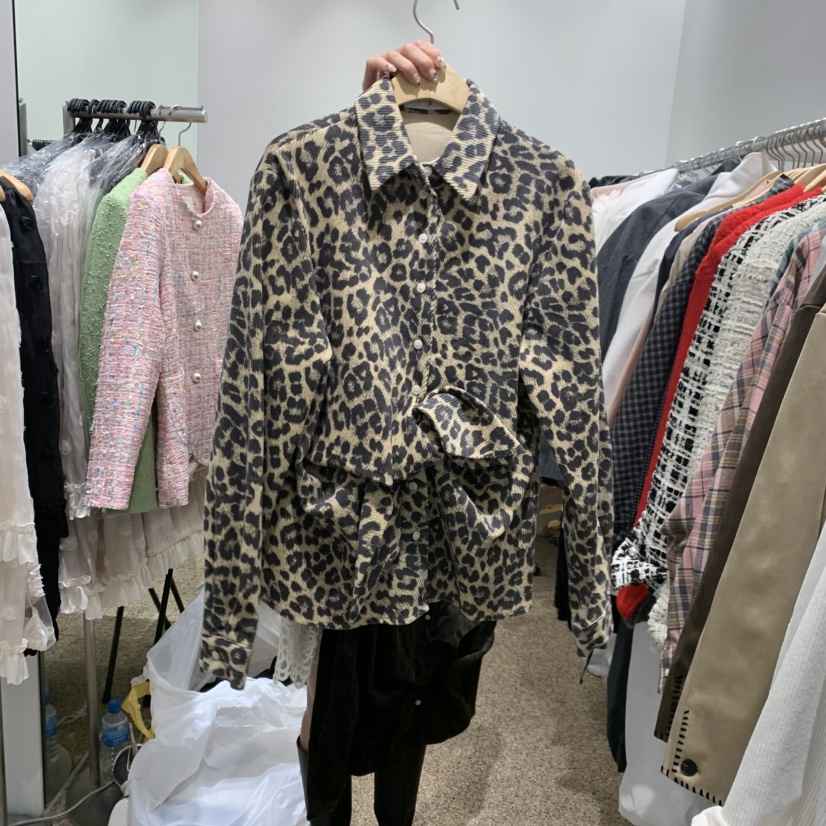 A韓國代購㊣女裝新款時尚真品休閑人氣熱賣25秋冬襯衫蕾絲衫A STORE襯衫/蕾絲衫