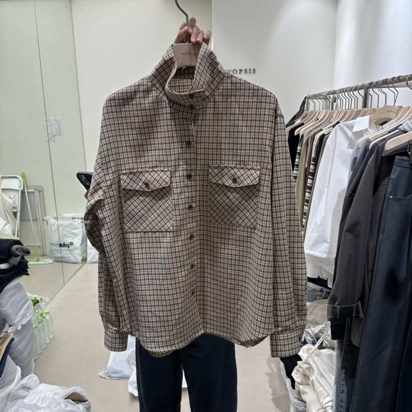 NOPSIS東大門㊣直郵女士新品熱賣推薦真品人氣襯衫蕾絲衫高領NOPSIS襯衫/蕾絲衫