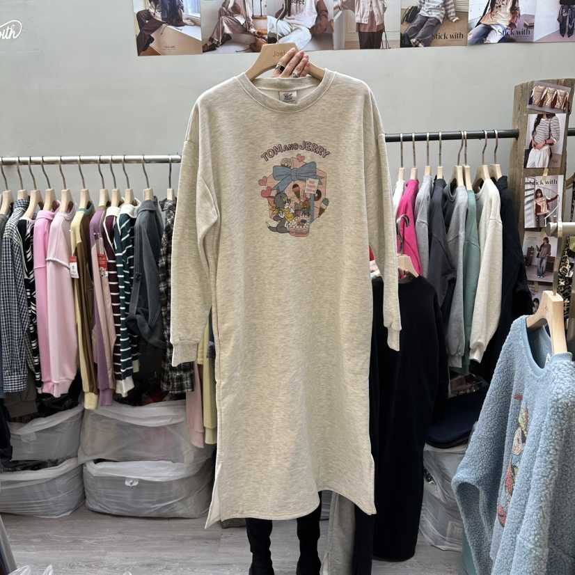 STICK WITH韓國代購㊣女士新款25秋冬職業熱賣人氣真品連衣裙STICK WITH連衣裙