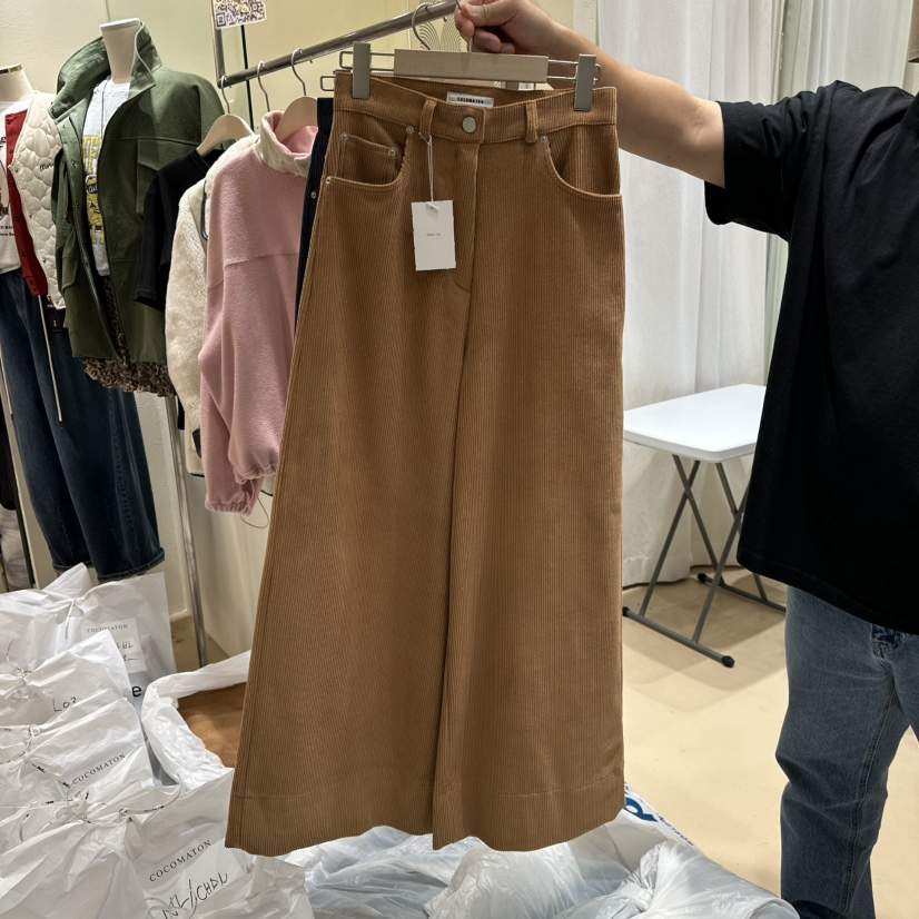 COCOMATON韓國直郵㊣女裝新款時尚職業25秋冬真品休閑褲闊腿褲COCOMATON休閑褲