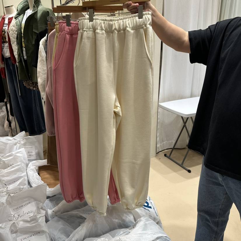 COCOMATON韓國直郵㊣女士新款職業時尚熱賣真品25秋冬休閑褲羊毛COCOMATON休閑褲