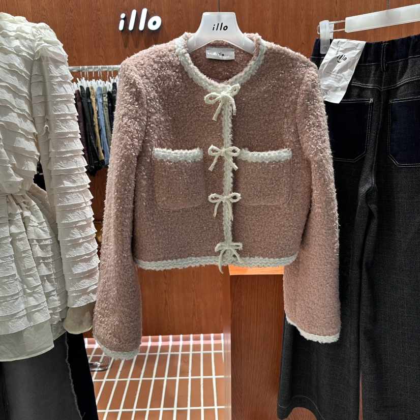ILLO韓國直郵㊣女裝新款時尚職業熱賣休閑25秋冬真品人氣夾克ILLO夾克