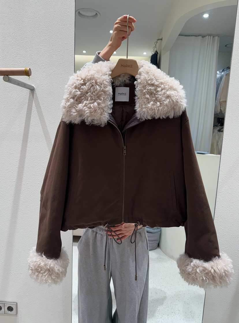 MARKE-P東大門㊣直郵女士新品25秋冬休閑推薦短款棉服鴨絨棉MARKE-P短款棉服