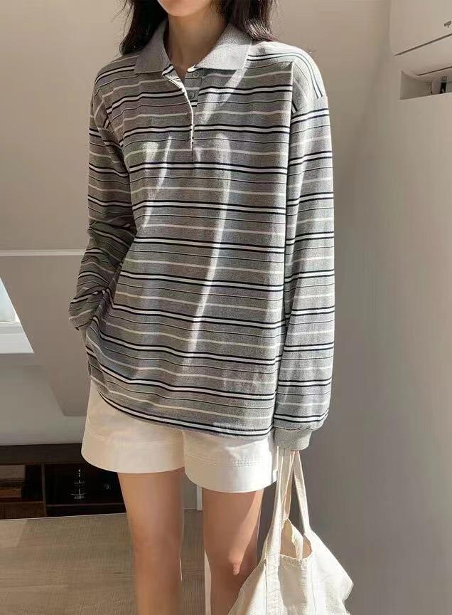 STAY東大門㊣實拍女士新款真品熱賣人氣職業25秋冬推薦長袖T恤STAY長袖T恤