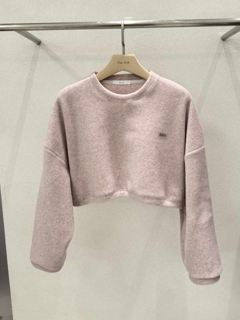 NOB韓國代購㊣女士新款真品推薦25秋冬時尚熱賣人氣衛衣羊毛NOB衛衣