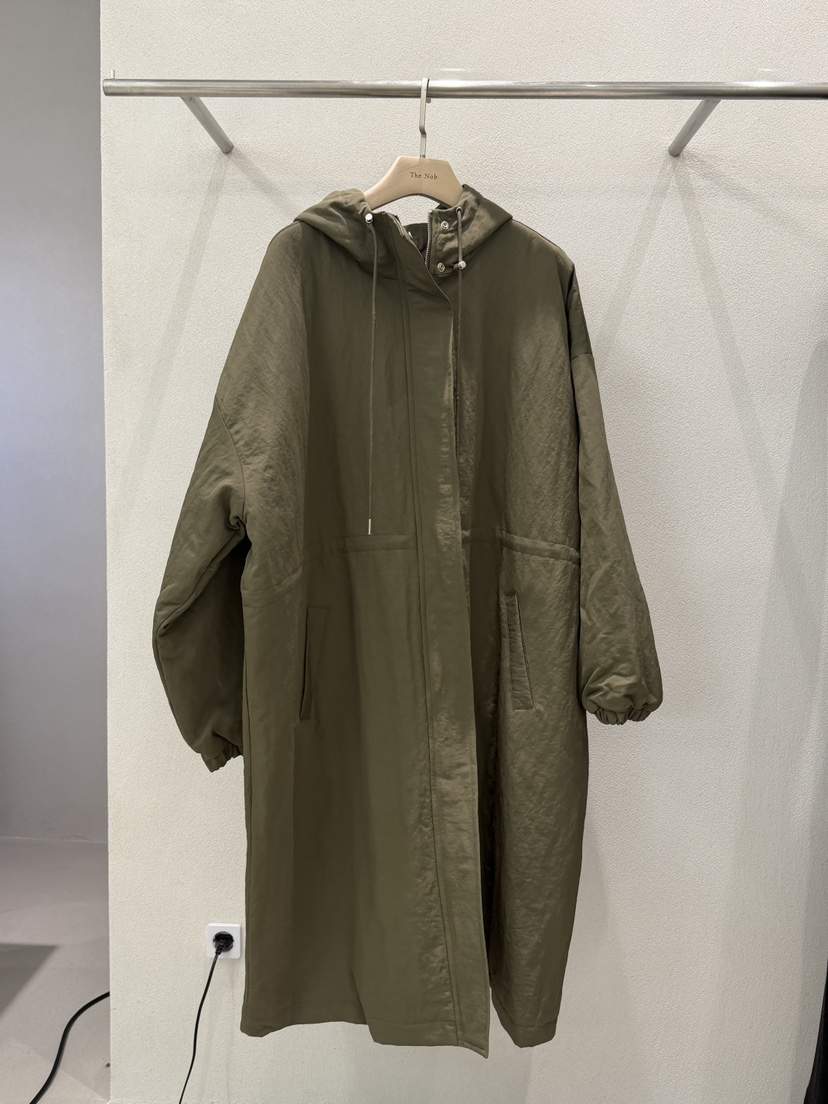 NOB東大門㊣實拍女裝新品休閑25秋冬人氣時尚職業推薦長款風衣NOB長款風衣