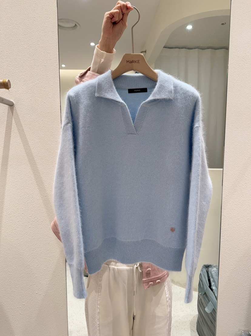 MARKE-P東大門㊣實拍女士新品時尚25秋冬真品針織衫安哥拉MARKE-P針織衫
