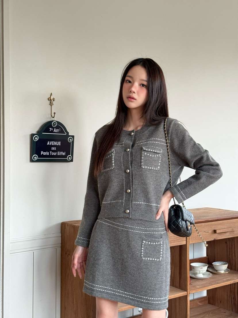 MARKE-P東大門㊣實拍女士新品職業人氣25秋冬套裝套裝開衫MARKE-P套裝