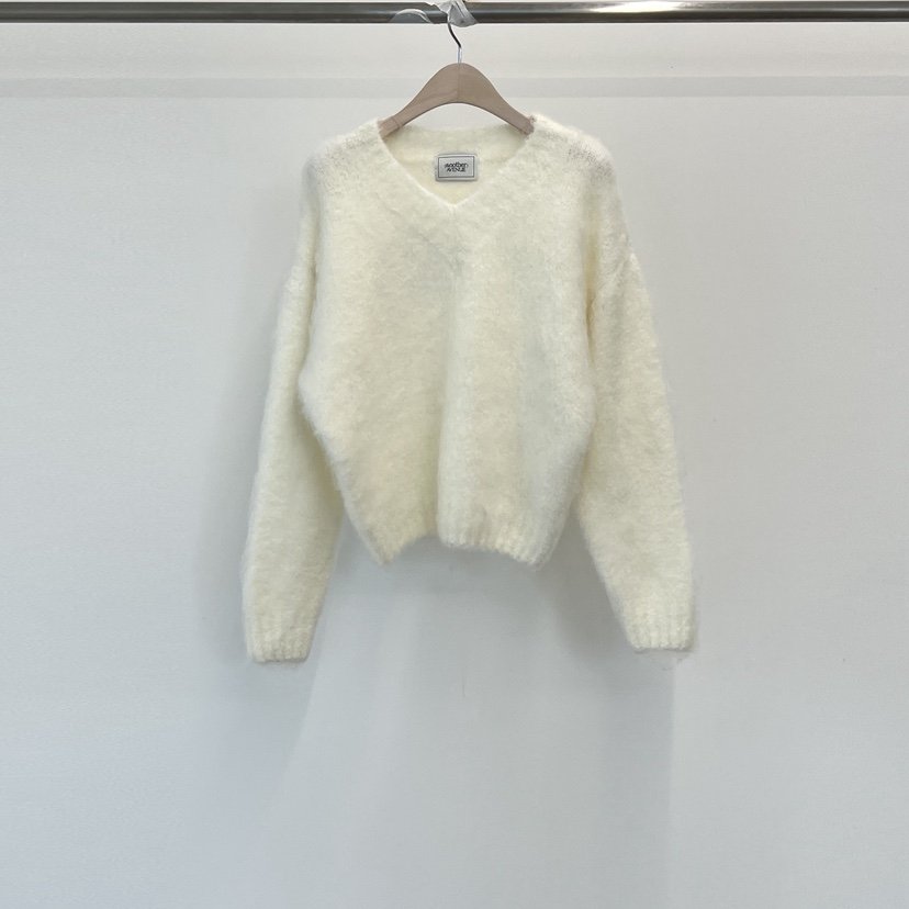 ANOTHER AVENUE東大門㊣代購女士新品推薦針織衫安哥拉V領ANOTHER AVENUE針織衫