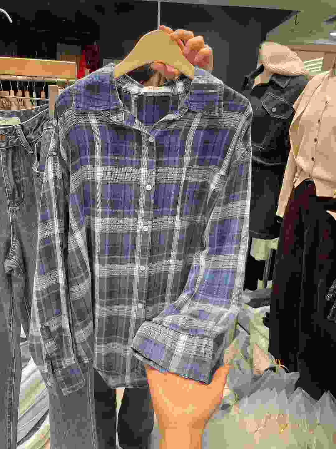 CELLONA東大門㊣實拍女士新款職業推薦真品休閑襯衫蕾絲衫格紋CELLONA襯衫/蕾絲衫