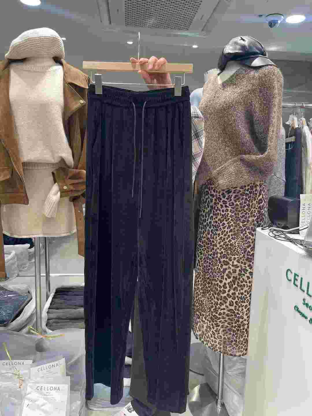 CELLONA韓國代購㊣女裝新款25秋冬真品推薦職業人氣休閑休閑褲CELLONA休閑褲