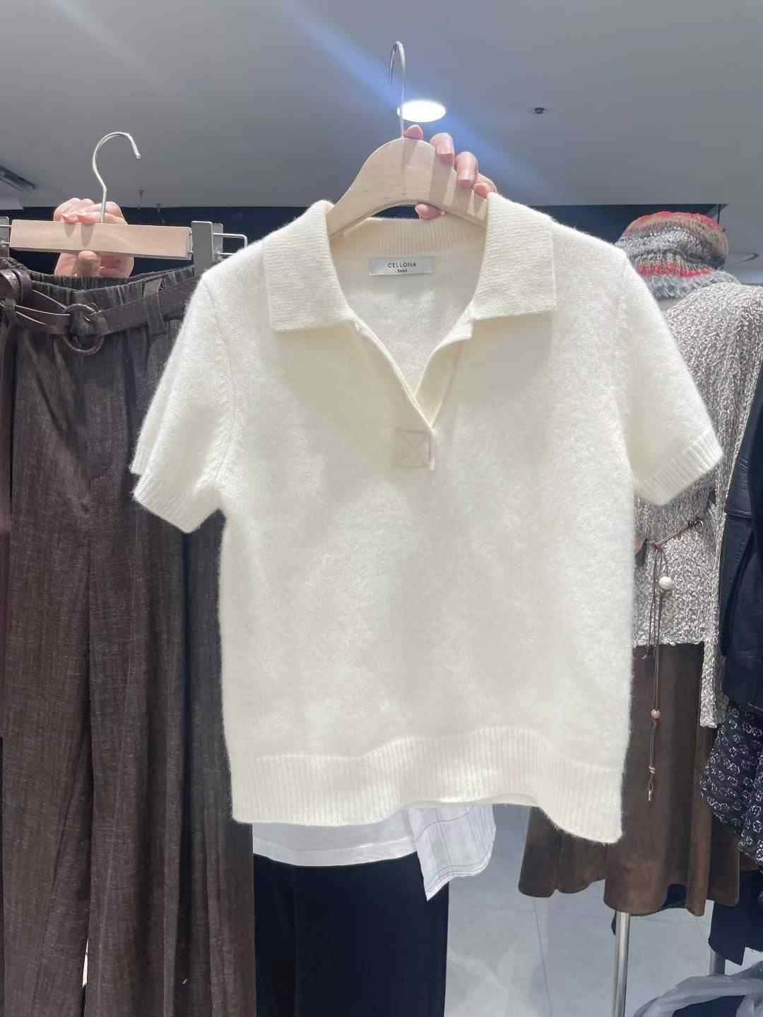 CELLONA韓國直郵㊣女裝新品推薦熱賣職業25秋冬真品時尚針織衫CELLONA針織衫