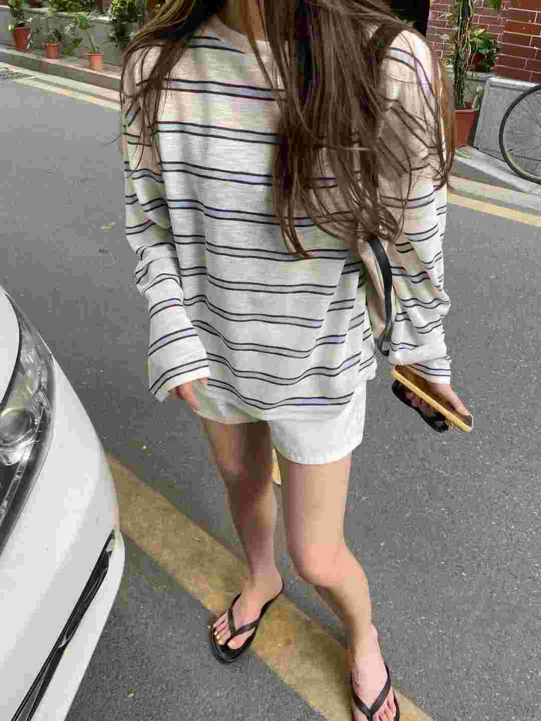 CELLONA韓國直郵㊣女裝新款人氣真品休閑熱賣推薦職業長袖T恤CELLONA長袖T恤