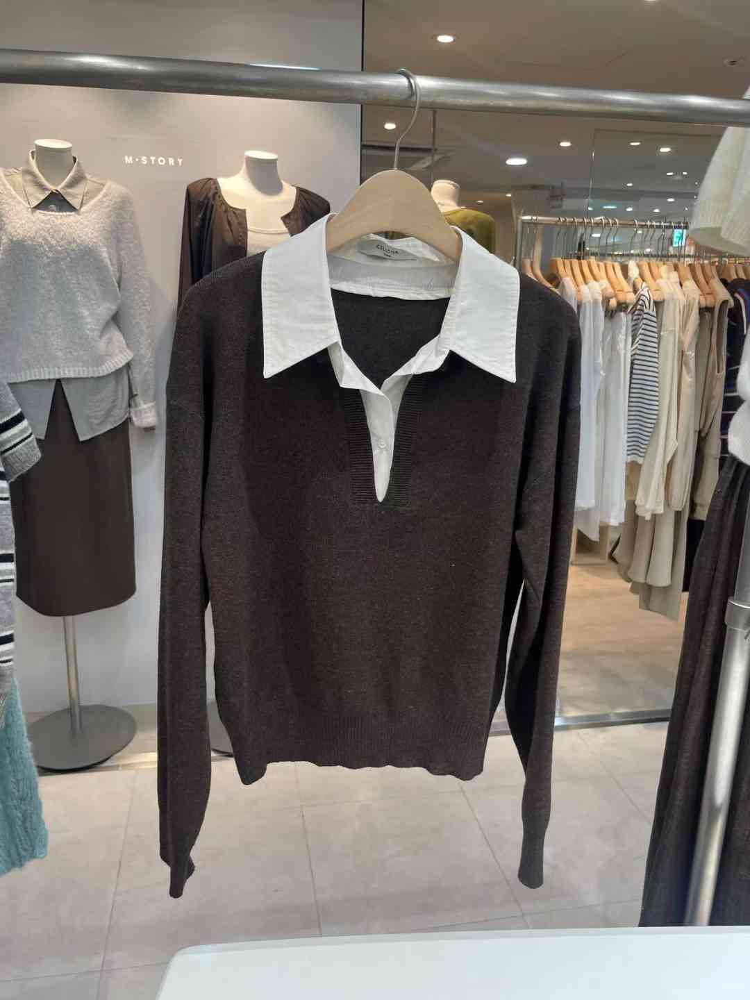 CELLONA韓國代購㊣女士新品熱賣人氣推薦休閑真品時尚針織衫CELLONA針織衫