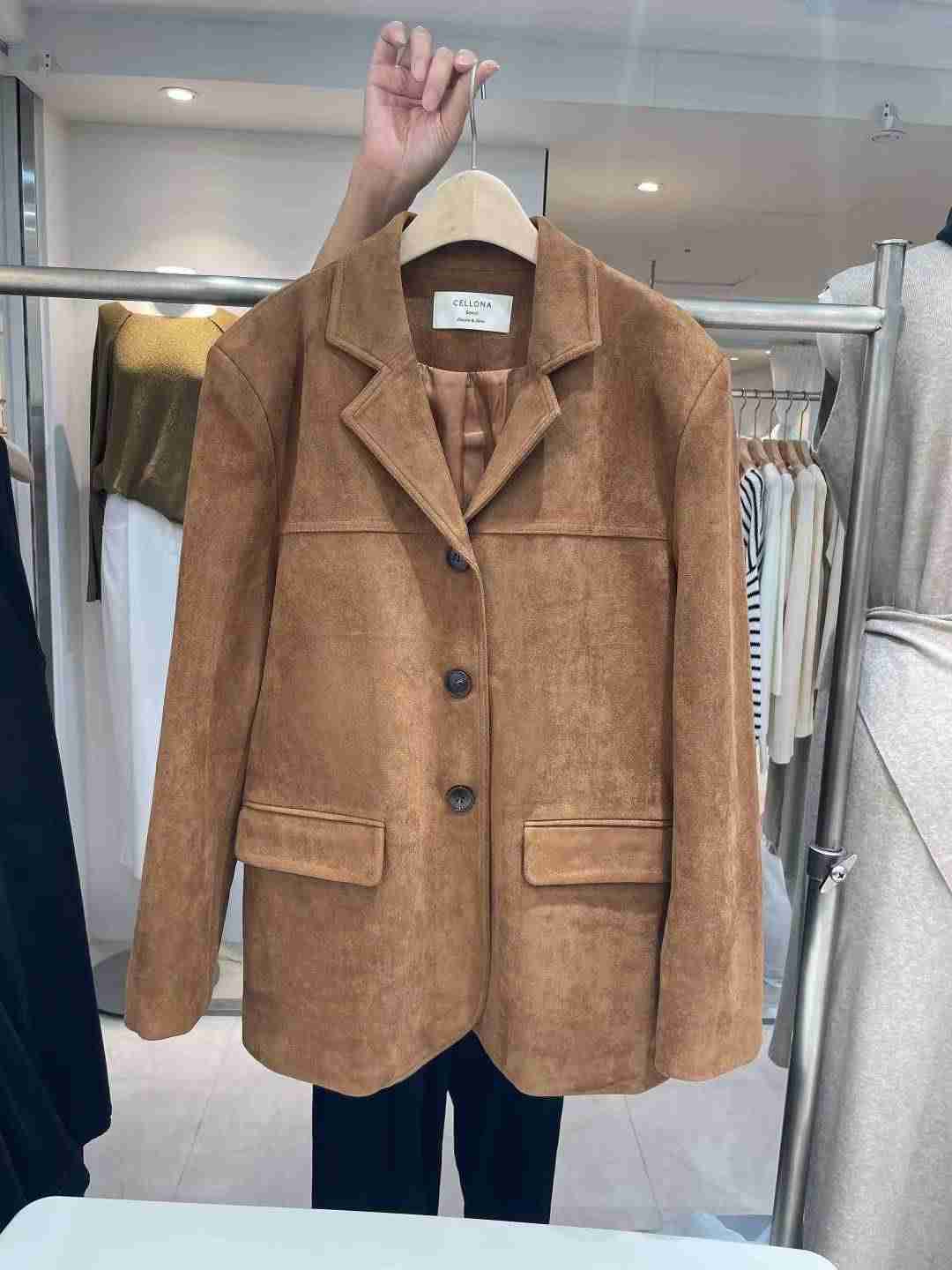 CELLONA東大門㊣代購女裝新款職業休閑熱賣人氣25秋冬真品夾克CELLONA夾克