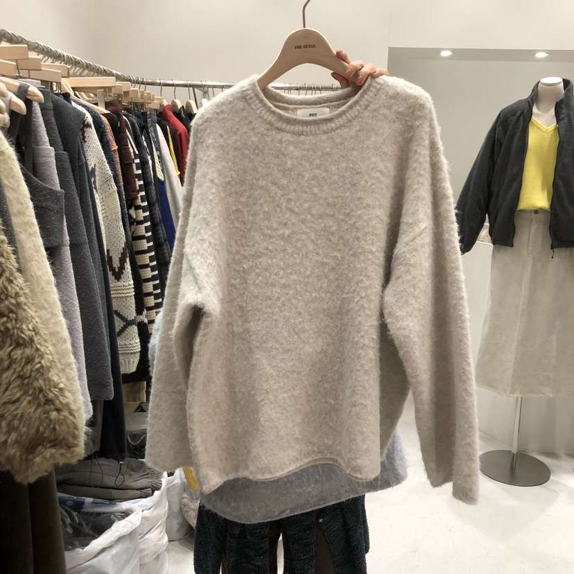 FRE韓國代購㊣女裝新款時尚休閑熱賣推薦人氣真品職業針織衫FRE針織衫