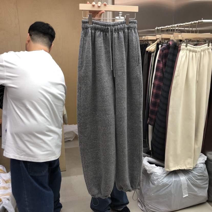 PLEASURE東大門㊣直郵女士新款時尚人氣25秋冬職業休閑褲加絨PLEASURE休閑褲