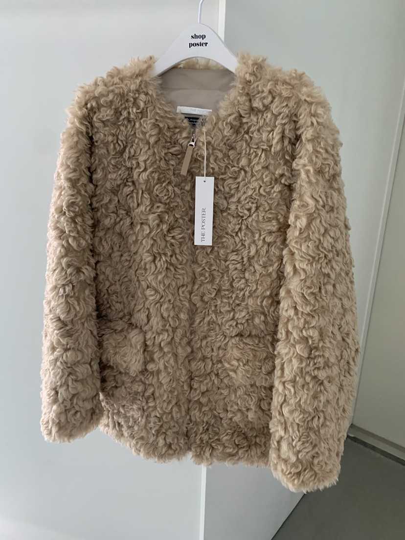 SHOP POSTER韓國代購㊣女士新品真品時尚人氣推薦夾克毛皮SHOP_POSTER夾克
