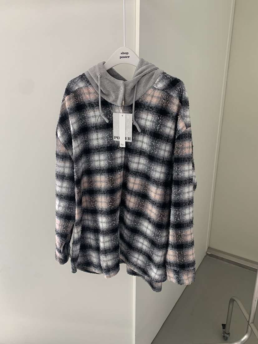 SHOP POSTER東大門㊣實拍女裝新品熱賣休閑真品襯衫蕾絲衫SHOP_POSTER襯衫/蕾絲衫