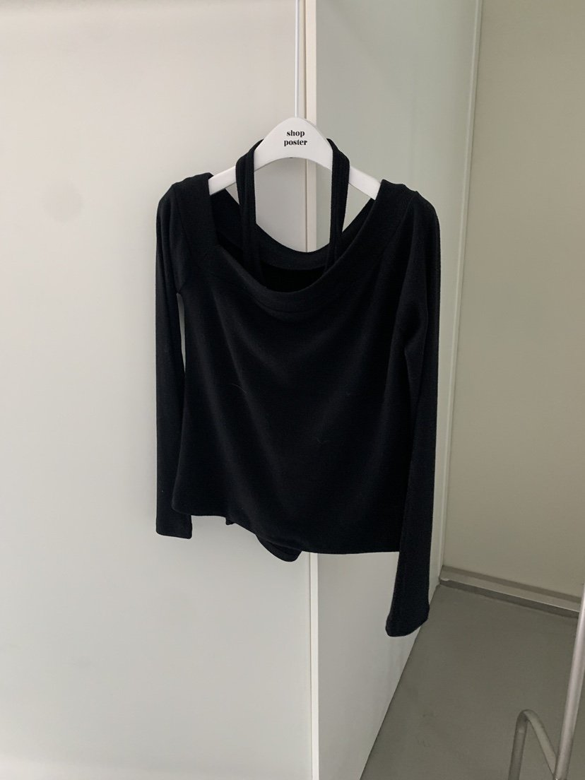 SHOP POSTER東大門㊣實拍女裝新品職業真品長袖T恤不含內搭SHOP_POSTER長袖T恤