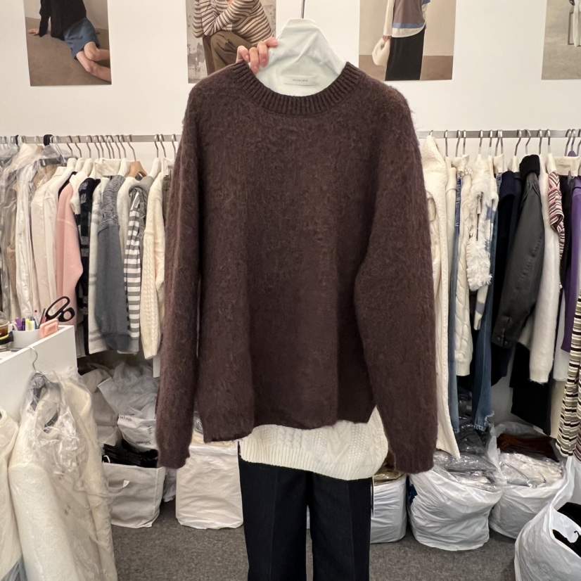 SALONDEMAG東大門㊣代購女士新款休閑時尚人氣推薦針織衫羊駝SALONDEMAG針織衫