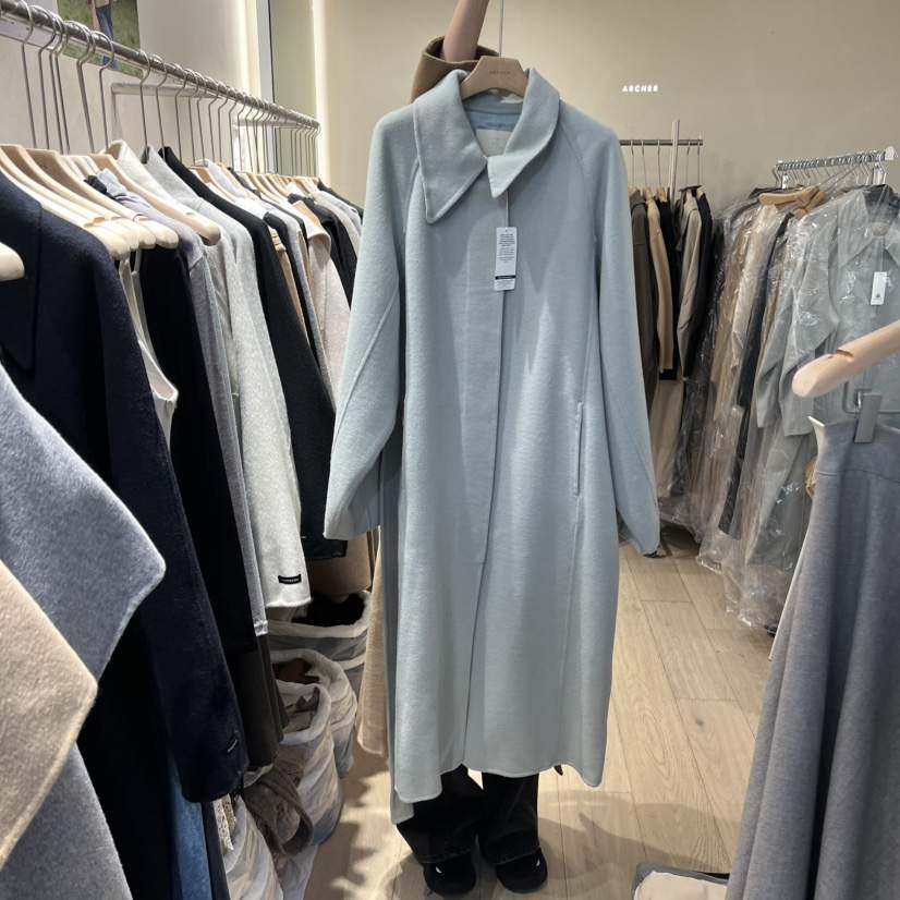 ARCHER東大門㊣直郵女裝新品人氣真品25秋冬中長款大衣含腰帶ARCHER中長款大衣