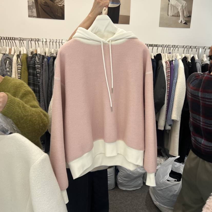 SALONDEMAG韓國直郵㊣女士新品時尚推薦熱賣人氣職業衛衣兜帽SALONDEMAG衛衣