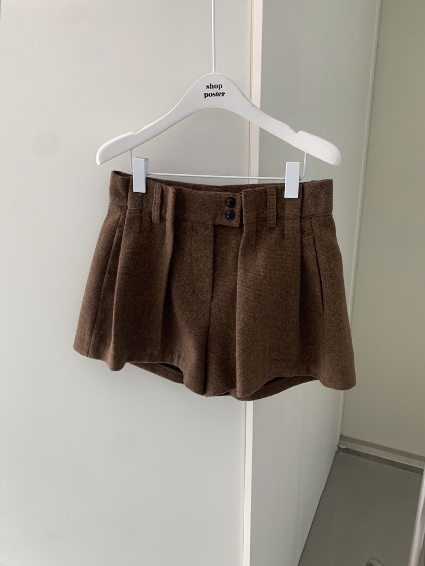 SHOP POSTER韓國直郵㊣女士新品25秋冬推薦熱賣休閑真品短褲SHOP_POSTER短褲