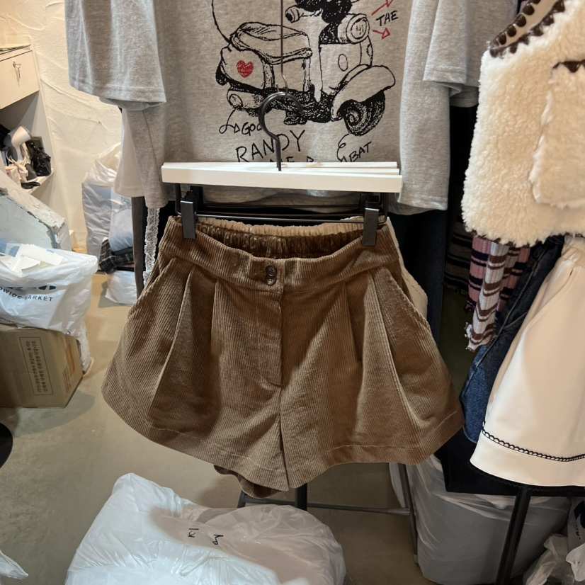 OZ韓國代購㊣女裝新品熱賣職業時尚人氣真品推薦短褲燈芯絨OZ.ounce短褲