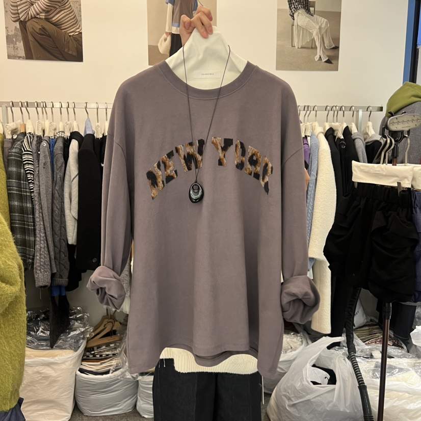 SALONDEMAG韓國代購㊣女士新款真品熱賣人氣長袖T恤不含配飾SALONDEMAG長袖T恤