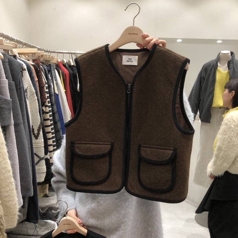 FRE東大門㊣代購女士新款25秋冬推薦熱賣真品人氣休閑時尚馬甲FRE馬甲