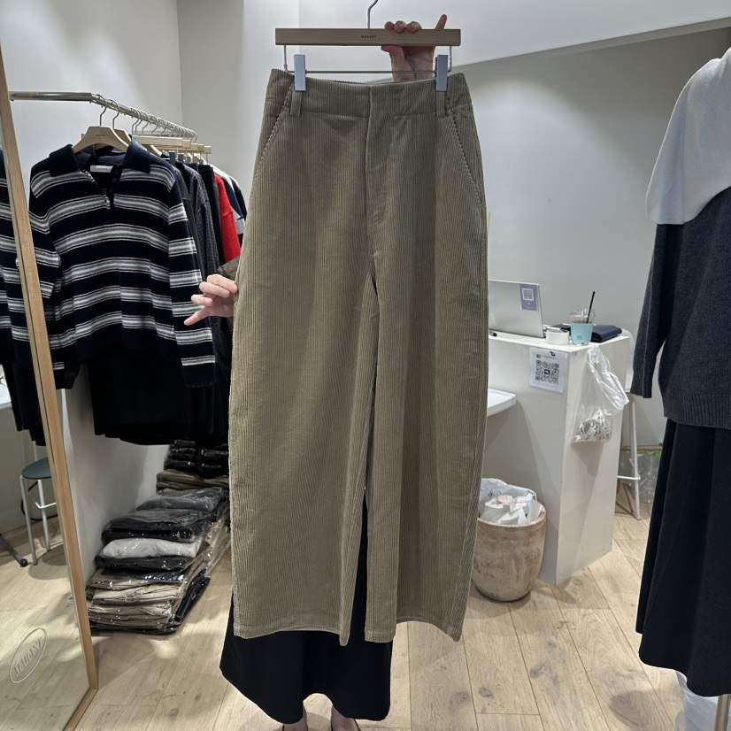 MARANT韓國直郵㊣女士新款推薦休閑職業25秋冬休閑褲燈芯絨MARANT休閑褲