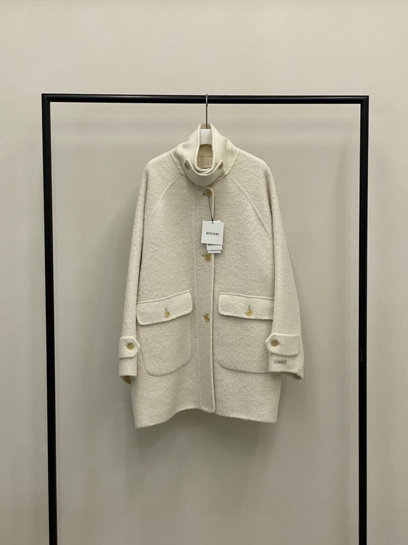 MUCH MORE東大門㊣實拍女裝新款休閑25秋冬真品中長款大衣MUCH MORE中長款大衣