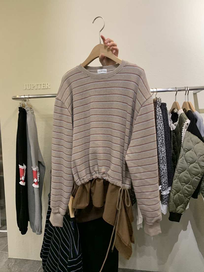 JUPITER韓國代購㊣女士新品25秋冬熱賣真品推薦人氣時尚衛衣JUPITER衛衣