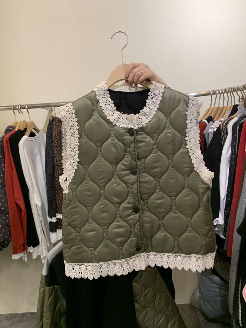 JUPITER韓國直郵㊣女士新款25秋冬職業休閑推薦熱賣馬甲絎縫JUPITER馬甲